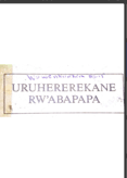 Uruhererekane Rwaba Papa